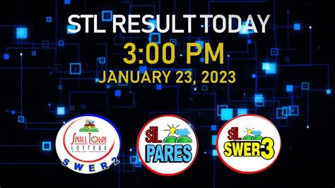 STL Result July 11, 2023 (Pares, Swer2, Swer3, & Swer4).
